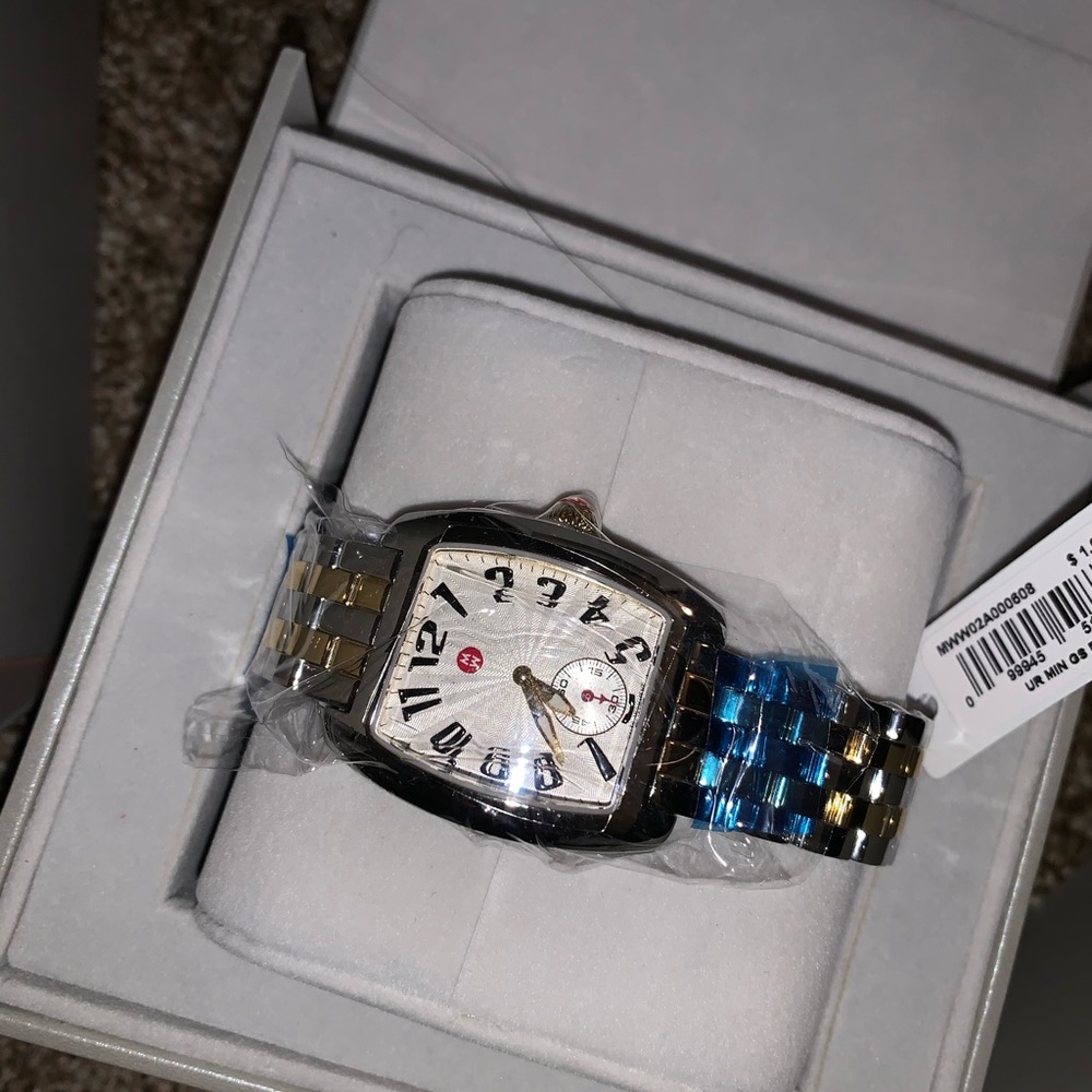 Michele - women’s urban bracelet two tone watch